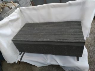G684 Black granite stairs and risers for outdoor