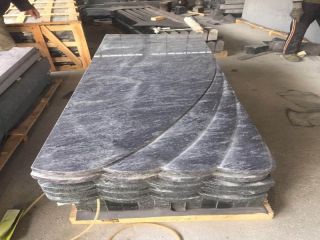 Bahamas Blue Imported granite for Tombstone