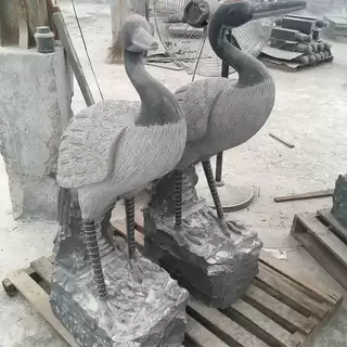 Granite Bird Sculpture