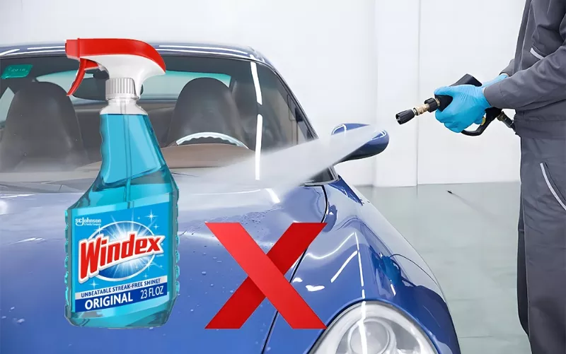 using Windex as windshield washer fluid incorrect usage example