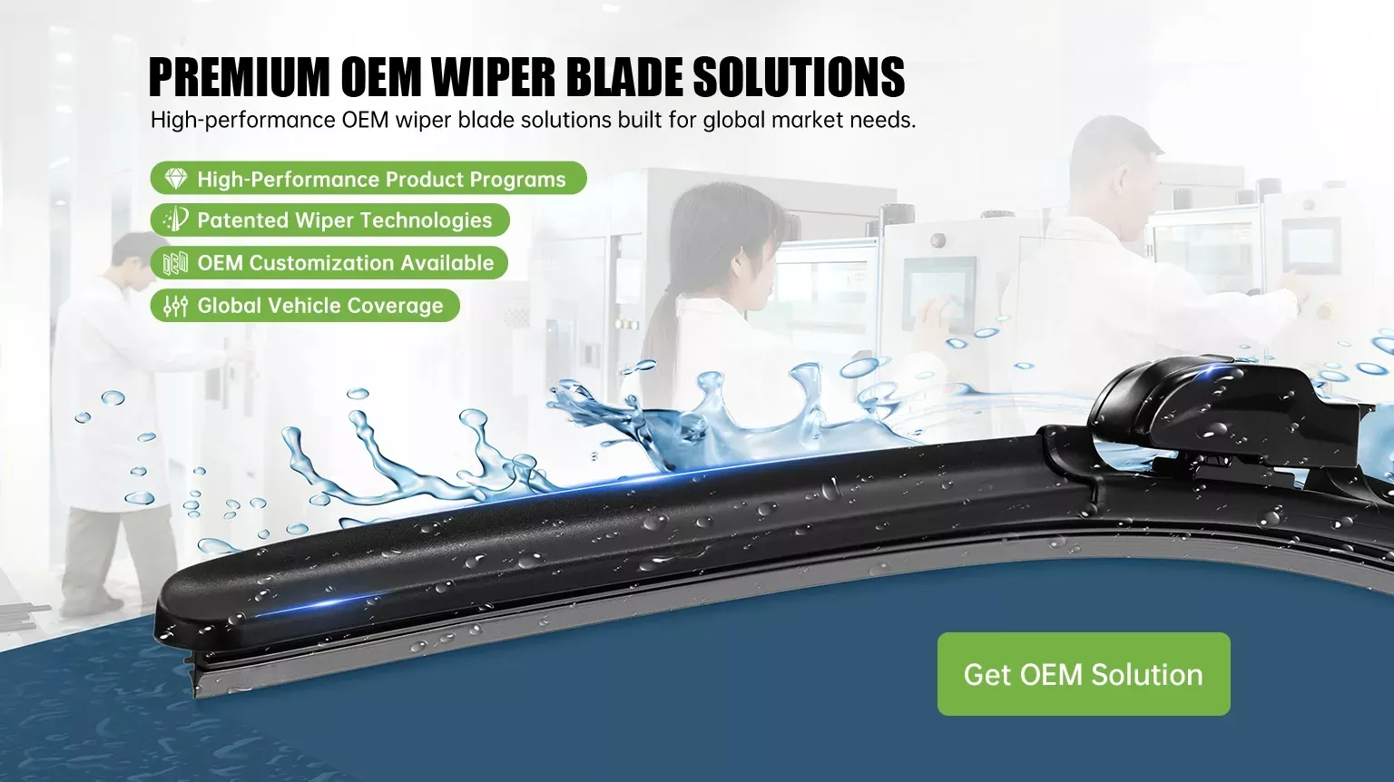 Premium OEM wiper blade solutions for global automotive aftermarket markets