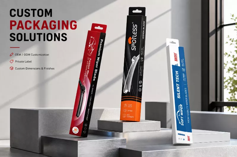 BAOYI Private Label Wiper Blade Packaging