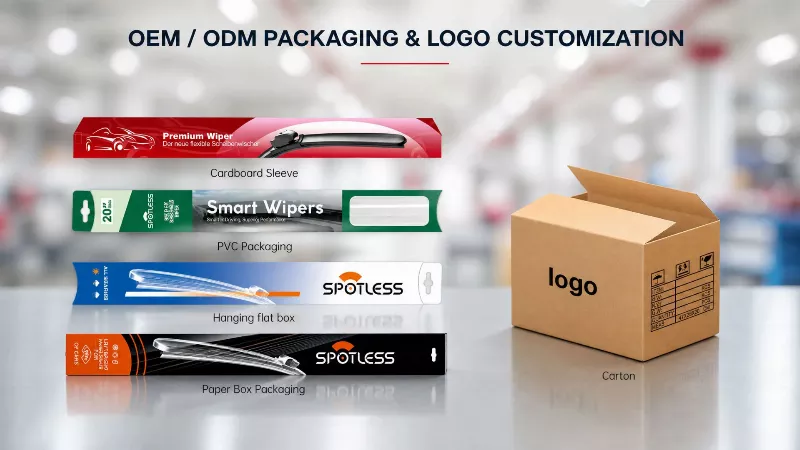 Wiper Blade Private Label Packaging
