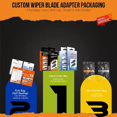 Custom Wiper Blade Adapter Packaging for OEM Wholesale