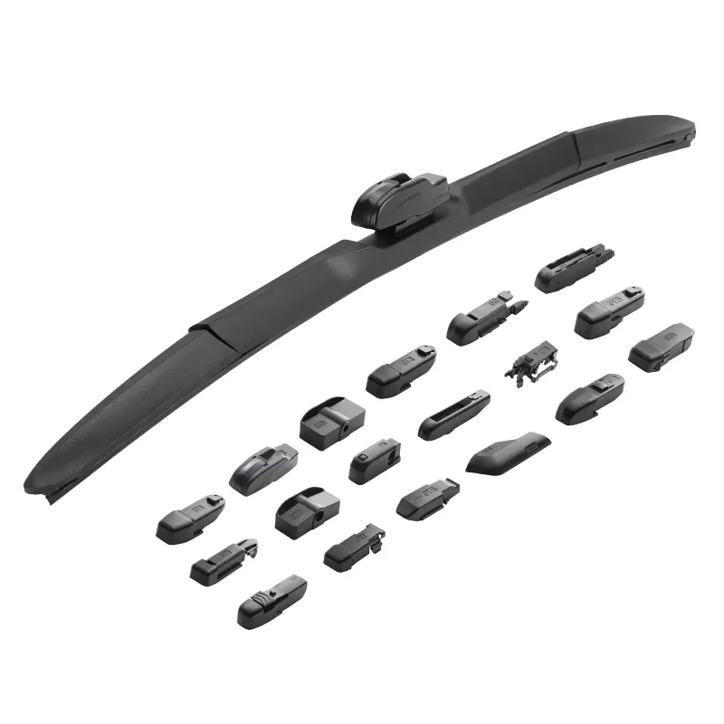 Hybrydowe wycieraczki samochodowe z 18 adapterami