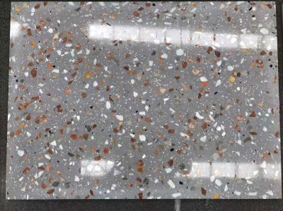 Polished terrazzo