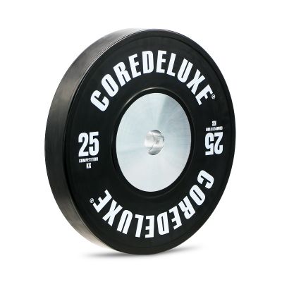 Coredeluxe IWF Competition Bumper Plates (Black Color) 10-25KG