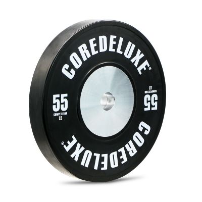 Coredeluxe IWF Competition Bumper Plates (Black Color) 25-55LB