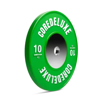 COREDELUXE IWF Competition Bumper Plates（Embossed Logo）10-25KG