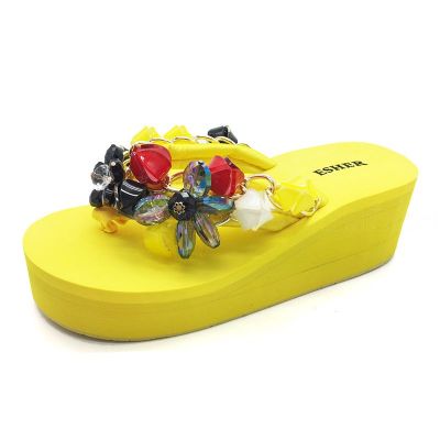 Women s slope heel slippers are fashionable 2