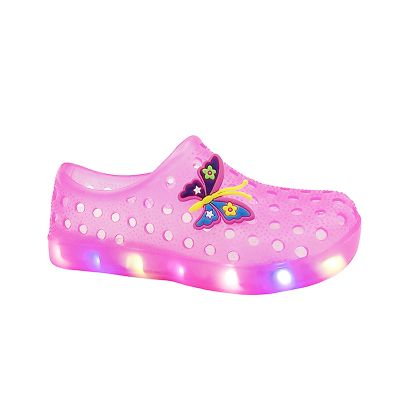 Kid s Colorful LED Light Up Breathable Garden Shoes ES3324004