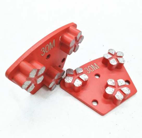Superior Grinding Trapezoid Triple Flower Segments