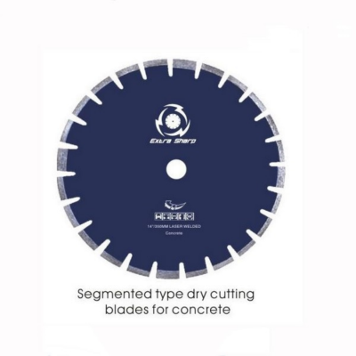 Segmented type dry cutting blades for concrete