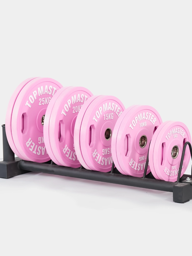 PINK HAND GRIP RUBBER WEIGHT PLATE-150KG