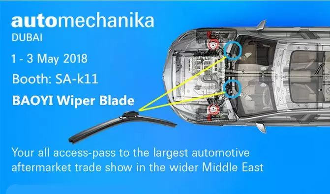 Wiper blades automechanika DUBAI