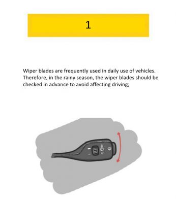 Wiper Blade Use Application Guide on Rainy Days