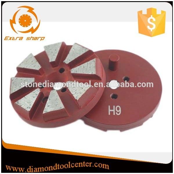 Trapezoid Grinding Shoe with One Big Segment for Concrete Floor