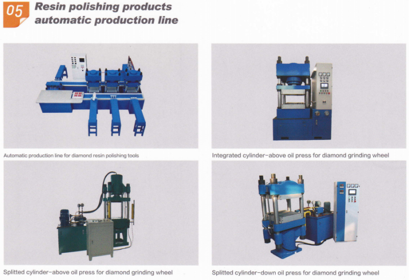 resin polishing products diamond grinding wheel production equipment
