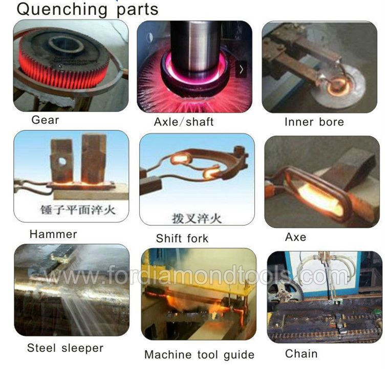 high frequency induction heating welding machine quenching parts
